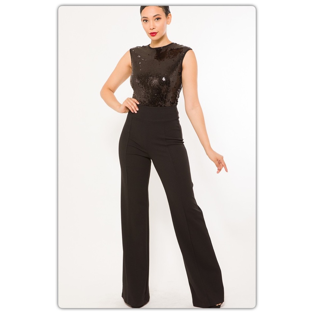 Black Sparkle Bodysuit - Picture 4 of 6